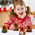 thumbnail image 5 of Capybara Charistmas Santa Hat Plush Toy, 4.72Inch Cute Soft Mini Stuffed Animals Plush, Christmas Birthday Gifts & Decorations, 5 of 5