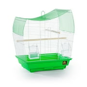 Prevue Pet Products Southbeach Green/White Wave Top Bird Cage SP50081