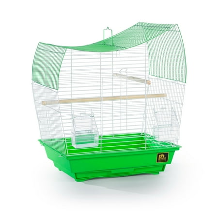 Prevue Pet Products Southbeach Green/White Wave Top Bird Cage SP50081
