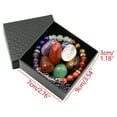 thumbnail image 3 of Juego de Pulseras de Yoga Xihbxyly con Piedras de Colores Irregulares y Cristales Naturales En Caja de Regalo, 3 of 7