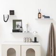 thumbnail image 2 of Small Metal Wall Floating Shelf Metal Wall Shelf Floating Shelf Small Bathroom Shelf Display Shelves for Wall Storage ( CM), 2 of 8