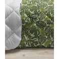 thumbnail image 3 of Leaves Down Alternative Comforter, Repetitive Botanical Theme Abstract Trees Motifs Art Pattern, Microfiber Quilt for All Season, 5 Sizes, Olive Green Apple Green, by Ambesonne, 3 of 3