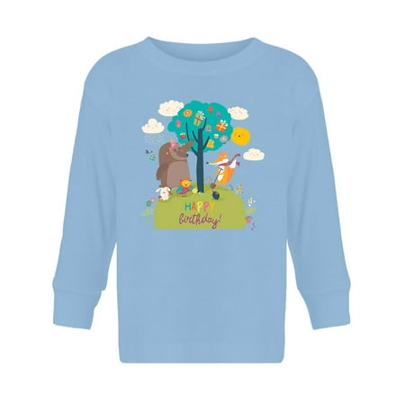 

Birthday Animals Long Sleeve Toddler -Image by Shutterstock 5 Toddler