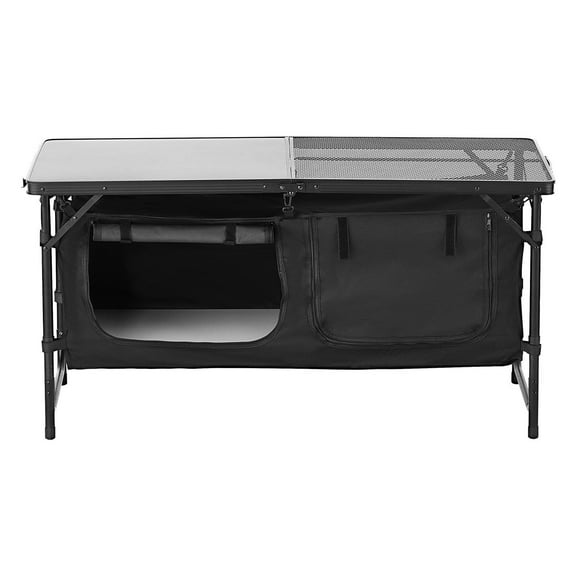 Camp Chef Table: Foldable, Lightweight Outdoor Cook Station. 3-Level Height Adjustment for Ergonomic Cooking While Camping or Hiking.