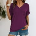 thumbnail image 2 of Endives Women's Short Sleeve T-shirt Casual Stylish Top T Shirts Summer, 2 of 4