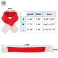 thumbnail image 5 of Luxtrada 3pcs/Set Pet Dog Christmas Hat and Red Scarf with Christmas Cloak Hooded Style Keep Warm Cat Dog Clothing (Size,L), 5 of 10
