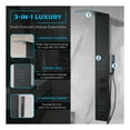 thumbnail image 4 of Collines Series 55 in. 2-Jetted Shower Tower in Matte Black with Heavy Rain Showerhead, Spray Wand, and DIY Friendly, 4 of 8