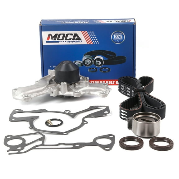 MOCA AUTOPARTS Timing Belt Kit with Water Pump Fit for 1989-1994 Mitsubishi Montero 3.0L & 1992-1996 Mitsubishi Diamante 3.0L