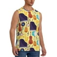 thumbnail image 2 of Kdxio Musical Instruments for Men's Muscle T-shirt,Sleeveless for Workout Running Athletic Gym Lounge Casual, 2 of 7