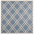 thumbnail image 1 of Safavieh Courtyard Blue Indoor Outdoor Rug - Square 7'10", 1 of 4