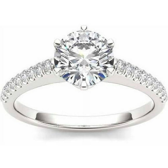 1-1/2 Carat T.W. Diamond Classic Engagement Ring in 14kt White Gold
