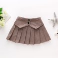 thumbnail image 2 of XEGLSBU Skirts for Girls Size 10-12 Girls' Pleated Plaid Mini Skirt Girl Skirts Skorts Outfits with Bowknot Girls Skirts Size 6X Brown-D Size 12-18 Months, 2 of 9