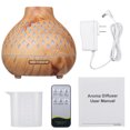 thumbnail image 2 of Decdeal 400ml U-ltrasonic Acoustic Air Aroma Diffuser Mist Maker with Remote Control Controller 7 Colorful Design 4 Levels T-imer T-ime Setting Double Spray Modes for Yoga Relax Office Hom Type 1 US plug, 2 of 7