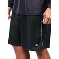 thumbnail image 2 of Champion Men's Big and Tall Solid Mesh Shorts, Black, Size 1X, 2 of 3