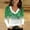 Green, variant on Womens Plus Size Tops Plus Size Christmas Tops Women's Shirt T Shirt Graphic Print Long Sleeve Christmas Shirt Plus Size Tops for Women Red L