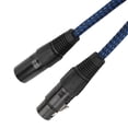 thumbnail image 3 of Cable XLR macho a hembra Cable de resistencia al estiramiento para mezclador de frecuencia DMX lámpara de escenario SoundXLR macho a hembra 3 m/9,8 pies, 3 of 12