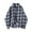 0-Blue204, variant on Tiijoy Long Sleeve Plaid Shirt for Girls and Boys Classic Button Down Shirt, Sizes 5-6