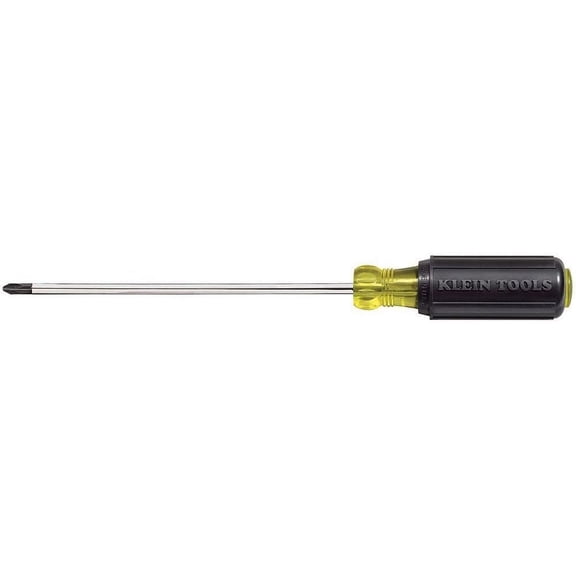 Klein Tools Phillips Screwdriver #3 Cushion Grip Insulated - 6-Inch Yellow