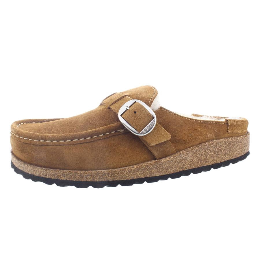 Birkenstock Womens Buckley Suede Slip On Mules
