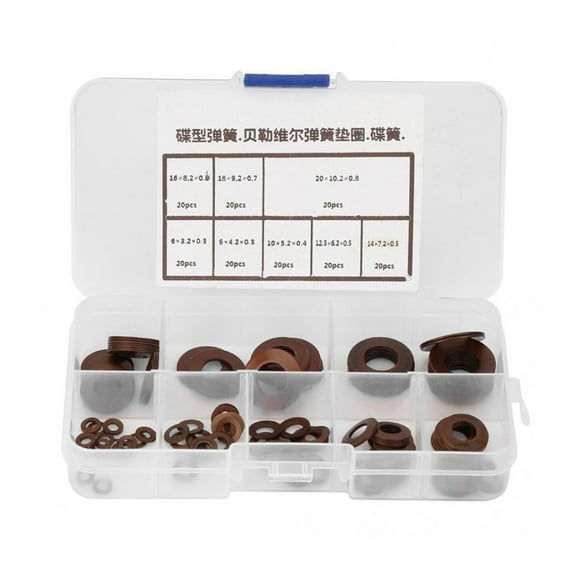 Steel Washers 8 Types Belleville Compression Spring Disc Elastic Washer Flat Ring Gasket Disc Spring Oil Seal Fittings