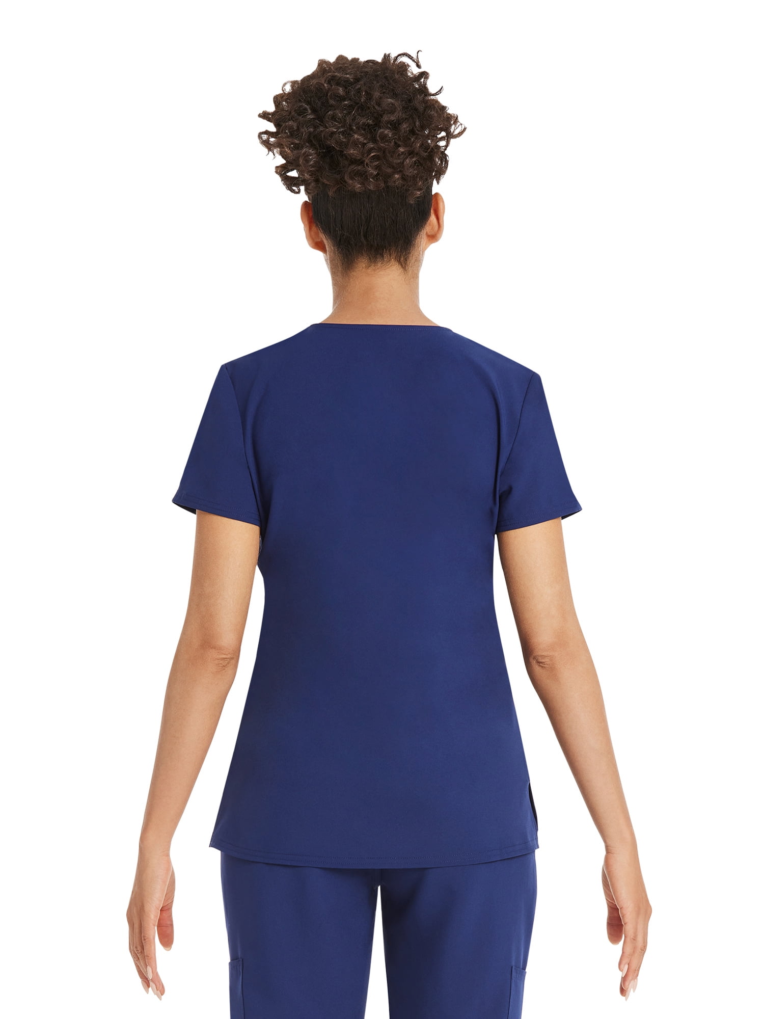 Scrubstar Women's Core Essentials Stretch V-Neck Scrub Top, Sizes XS-3XL