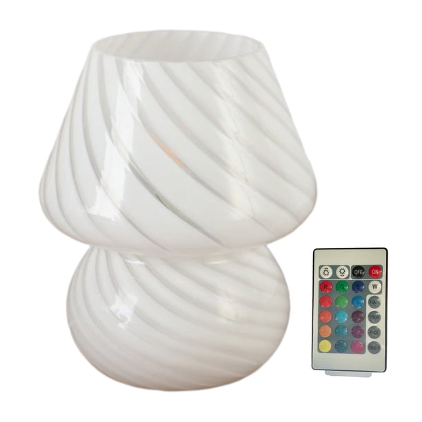 Lámpara de Mesa Sunnimix Pequeña Vidrio USB Regulable