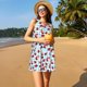 thumbnail image 3 of Balery Flowers and Lady Bugs Vestidos de verano para mujer con estampado: vestido holgado sin mangas, vestido playero informal y cómodo para días calurosos., 3 of 7