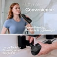 thumbnail image 4 of AquaSonic Icon Electric Water Flosser - 150ml Tank, Cordless Rechargeable, Waterproof, Portable Oral Irrigator - Black, 4 of 7