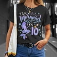 thumbnail image 4 of 10Th Birthday This Mermaid Is 10 Girl 10 Year Old TShirt, 4 of 6