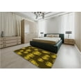 thumbnail image 5 of Ahgly Company Machine Washable Indoor Square Transitional Night Red Area Rugs, 4' Square, 5 of 7