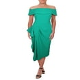 thumbnail image 1 of Betsy & Adam Womens Asymmetric Ruffled Cocktail and Party Dress, 1 of 2