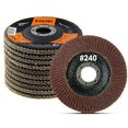 thumbnail image 2 of KSEIBI Disque de Rabat 4 12 Pouces en Oxyde d'Aluminium Lot de 10 Roues de Ponçage Auto (240 Grains) 686013, 2 of 4