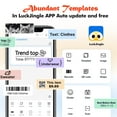 thumbnail image 4 of Musbetu Label Maker Machine with Tape Bluetooth-compatible Thermal Shipping Label Printer for IOS And for Android Wireless Mini Label Maker for Home Office, 4 of 7