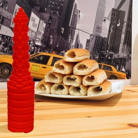 

Fun And Creative Hot Dog Bun Puncher Tool For Making Hot Dog Bun Holes!