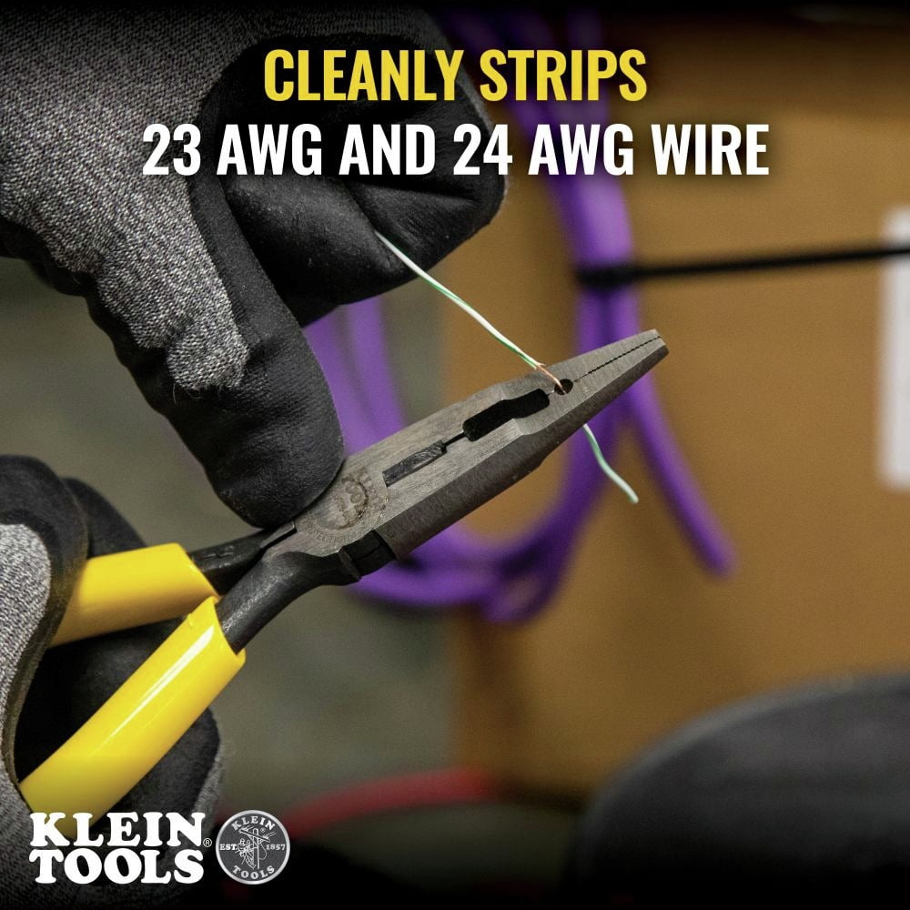 Klein Tools Connector Crimping Long-Nose Pliers