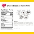 Schar Gluten Free Sandwich Rolls, Artisan Sourdough Bread Rolls, 5.3 oz