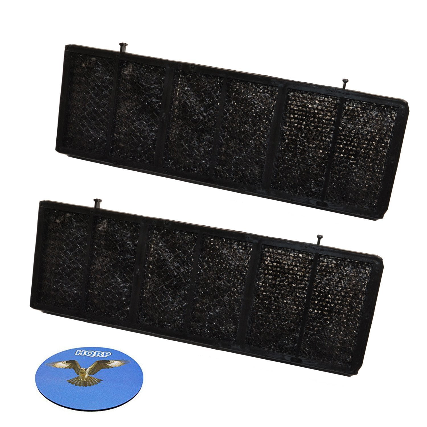 HQRP 2pack Air Purifier Filter for Oreck AP1PKP Odor Absorber Plus Replacement fits Oreck XL