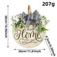 thumbnail image 2 of Universal Decorative Hanging Wreath Art Floral Design For Home Event Enhancement Durable Material Construction, 2 of 6