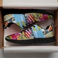thumbnail image 3 of Blessed Is The Nation Whose God Is The Lord Running Shoes Sneakers Mesh Black Size 6, 3 of 5
