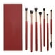 thumbnail image 1 of Juego De Brochas Cosméticas Para Sombra De Ojos, Brochas De Maquillaje De Ojos De Fibra Artificial Súper Suaves Hechas A Mano Con De Madera Para Uso Individual, 1 of 8