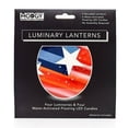thumbnail image 3 of Modgy Lumizu Collapsible 4pc Luminary Lantern Set - US of A / USA, 3 of 3
