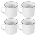 thumbnail image 1 of 4pcs Portable Camping Mug Outdoor Use Large-capacity Water Cup Lasting Enamel Mug for Travel, 1 of 5