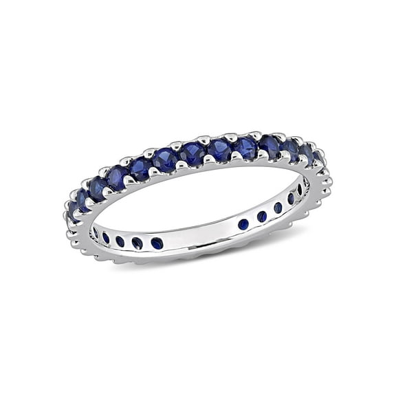 Everly Women's Sapphire 10k White Gold Ring