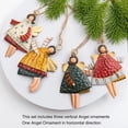 thumbnail image 4 of Christmas Santa Ornaments Tree Decorations Dancing Flying Tin Angels (Juego de 12) Xemadio WRJM-406, 4 of 8