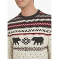 thumbnail image 4 of Chaps Men's & Big Men's Cotton Holiday Fairisle Crewneck Sweater, Sizes S-3XL, 4 of 8