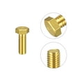 thumbnail image 4 of Unique Bargains Brass Hex Bolts, 3/8-16x1' 1 Pack Fully Thread Grade 4.8 Machine Screws, 4 of 4