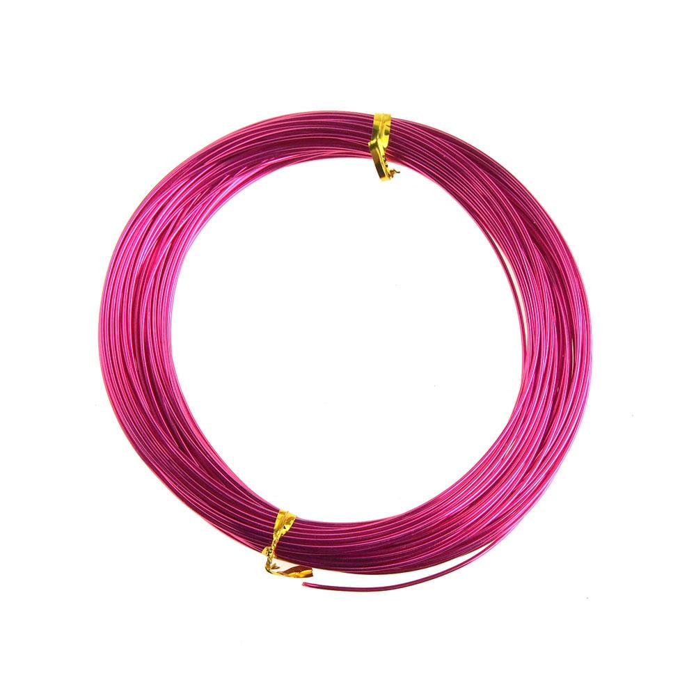 Aluminum Wire Craft Metal, 18 Gauge, 1 mm, 15 Yards, Fuchsia - Walmart.com