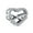 Silver, variant on Bling Jewelry Womens Couples Love Knot Crystal Bead Charm Infinity Heart Two Tone Gold Plated Silver