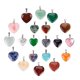 thumbnail image 3 of Dainty Heart Shape Crystal Couple Choker Necklaces Handmade Christmas Gift Pendant Long Romantic Chain for Women, 3 of 4