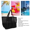 thumbnail image 4 of Bolso De Playa De Malla, Bolso De Hombro Plegable De Nailon, Bolso, 4 of 7